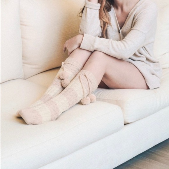 LAST ONE!! Loungewear Chunky Cable Knitted  Socks - Picture 3 of 8